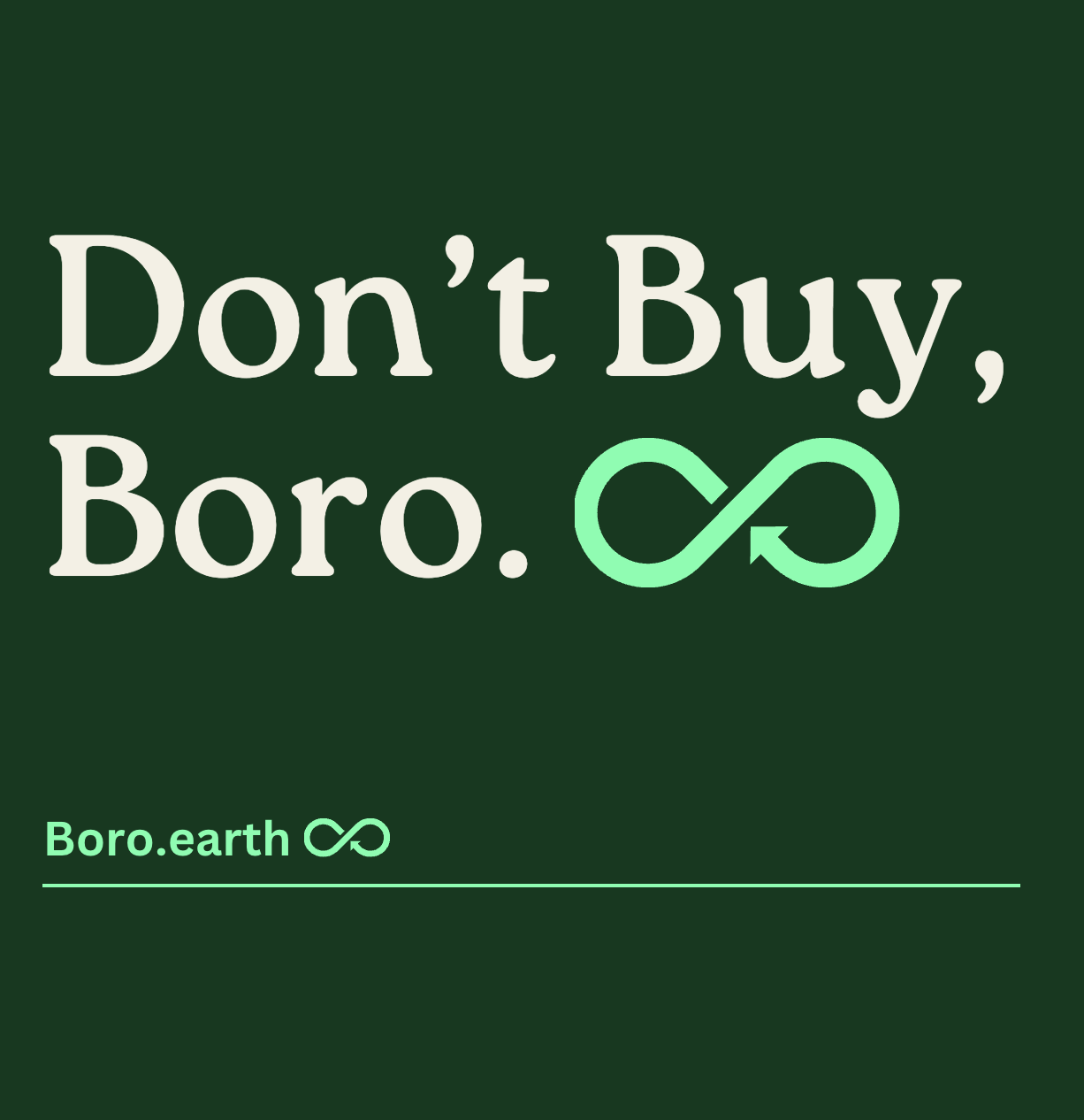 Don't buy, Boro